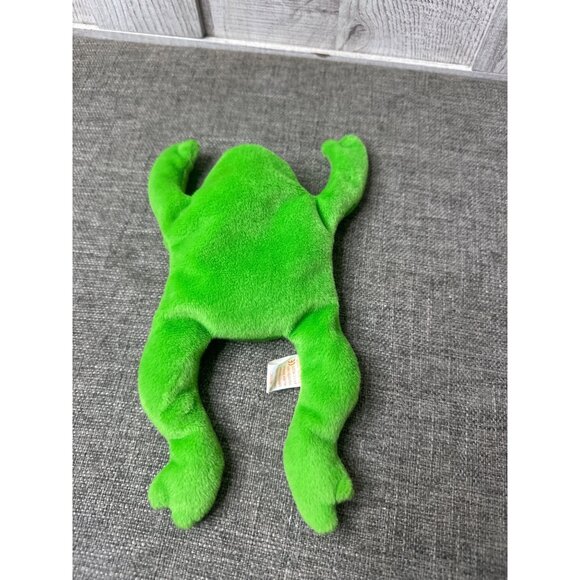 Ty Beanie Babies Collection Legs Green Frog Plush Toy - Picture 5 of 7